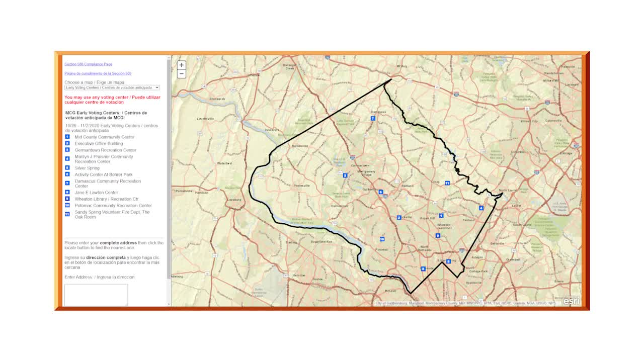 Thumbnail image for MCOL: Early Voting at Silver Spring Civic Center
