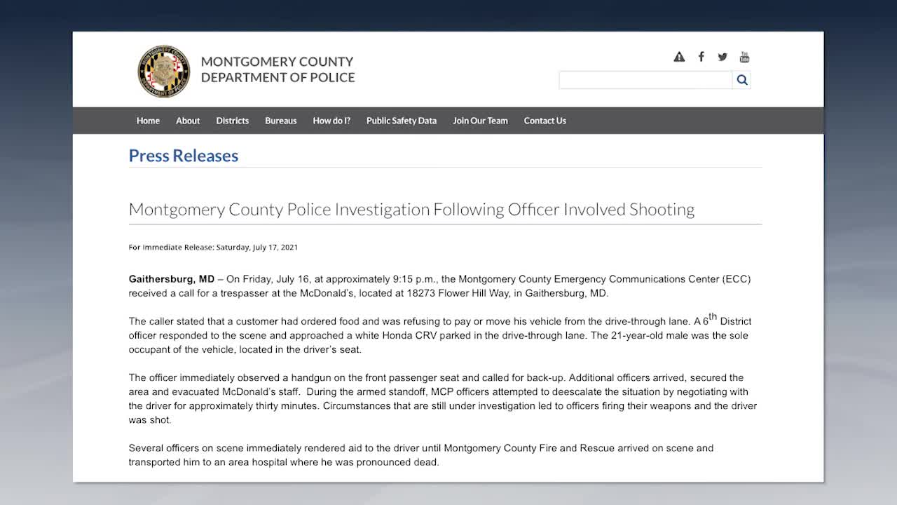 Thumbnail image for MCOL: Fatal Police Shooting